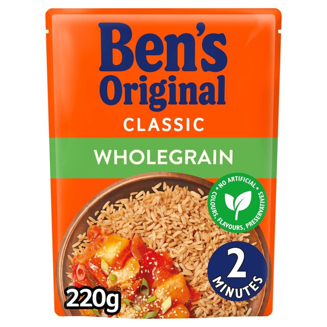 Ben's Original Wholegrain Microwave Rice 220g - Special Offer