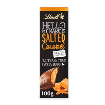 Lindt Hello Salted Caramel Bar 100g