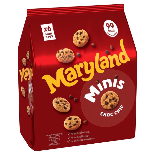 Maryland Cookies Chocolate Chip Minis 6 per pack