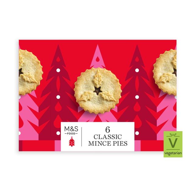 M&S 6 All Butter Hince Pies 350G