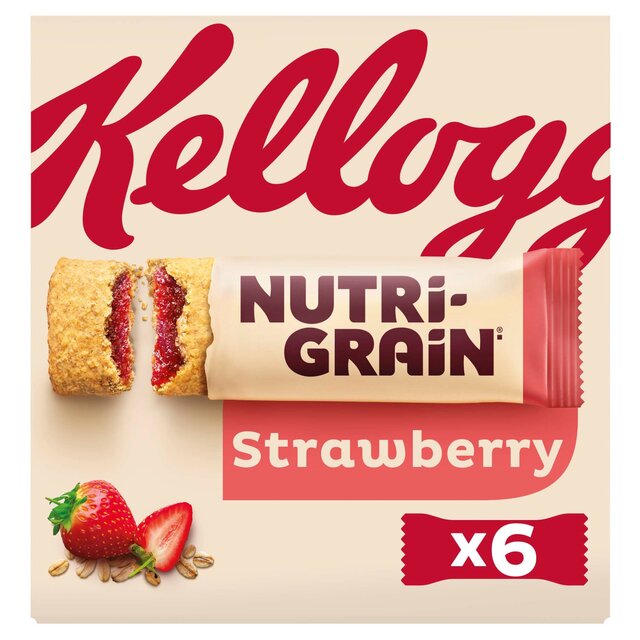 Fraise nutri-grain de Kellogg 6 x 37g