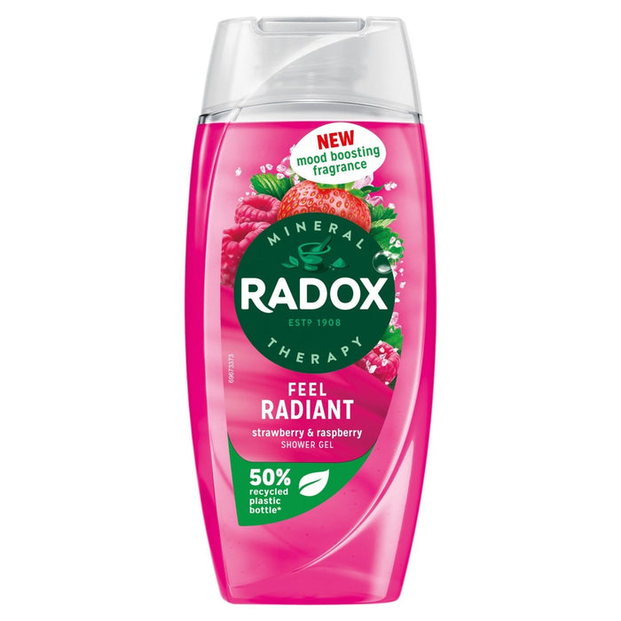 Radox se siente radiante que aumenta la ducha gel 225 ml