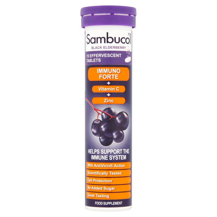 Sambucol Vitamin C & Zink Sprecervescent Tabletten 15 pro Pack