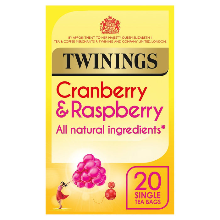 Twinings Cranberry & Raspberry Tea 20 Teebeutel