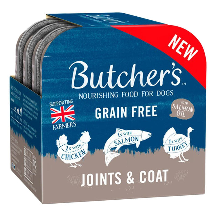 Butcher's Joints & Maborez les plateaux de nourriture pour chiens 4 x 150g