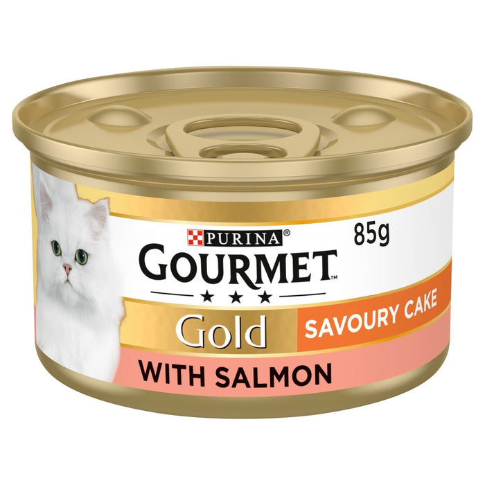 Gourmet Gold -Dose Cat Food Food Cake Lachs 85g