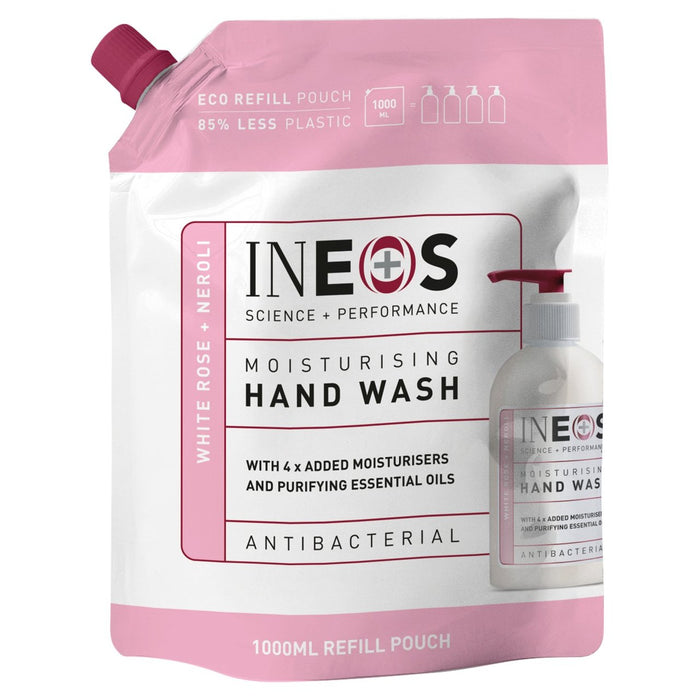 Ineos recarga a mano hidratante con rosa blanca y neroli 1000ml