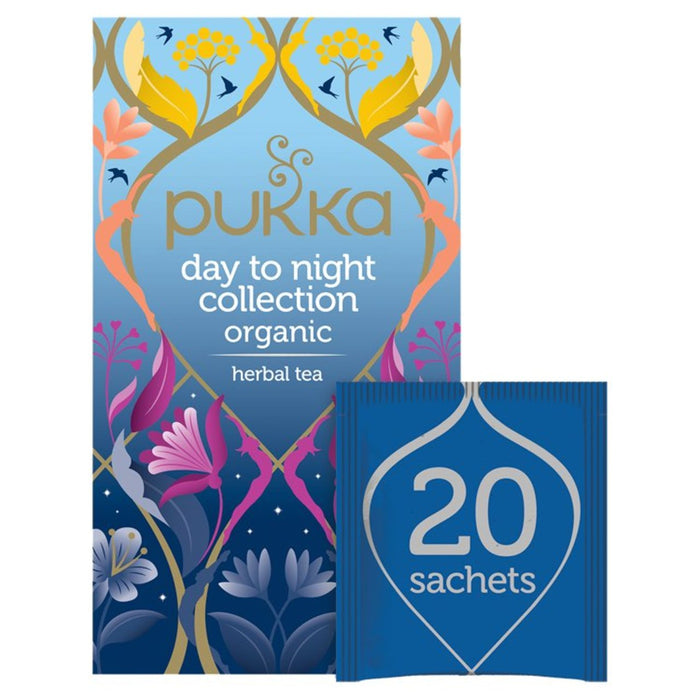 Pukka Collection de jour en nuit 20 par paquet