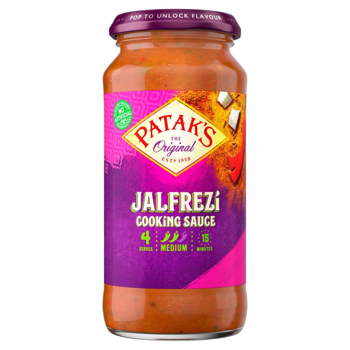 Salsa de curry Jalfrezi de Patak 450g