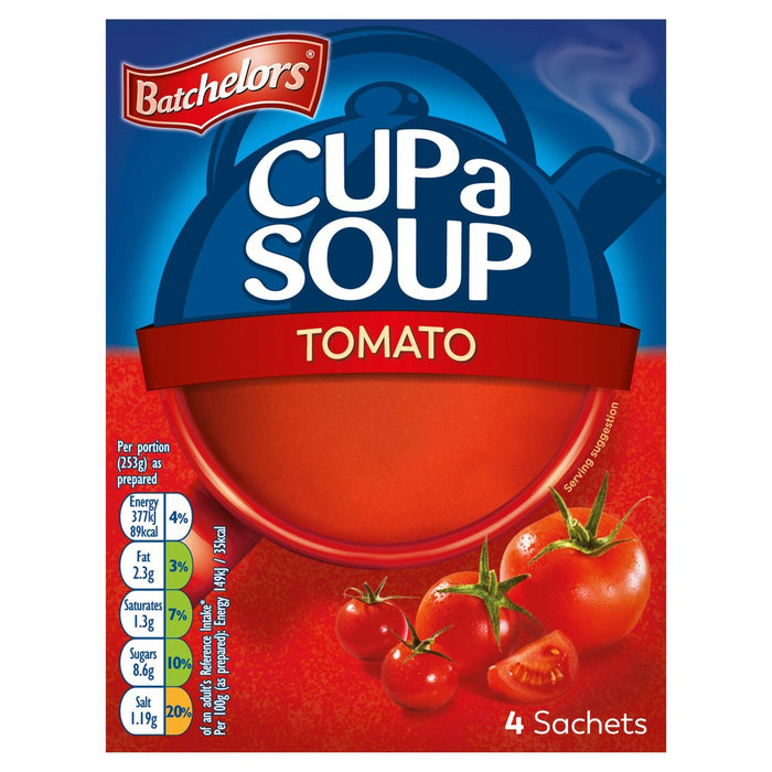 Batcheloren Tomatenbecher eine Suppe 4 x 23,3 g