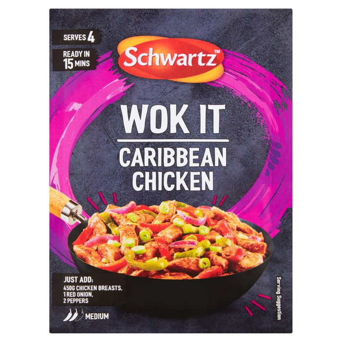 Schwartz Wok It Caribbean Chicken 35G