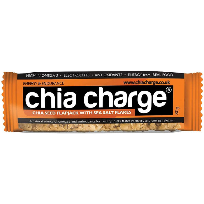 Chia Charge Sel Salt Flakes Chia Seed Flapjack 80g
